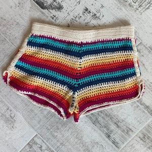 Knit Multi Color Shorts